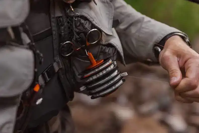 Tippet Holder Metallic Grey